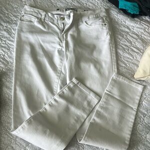 While low rise jeans